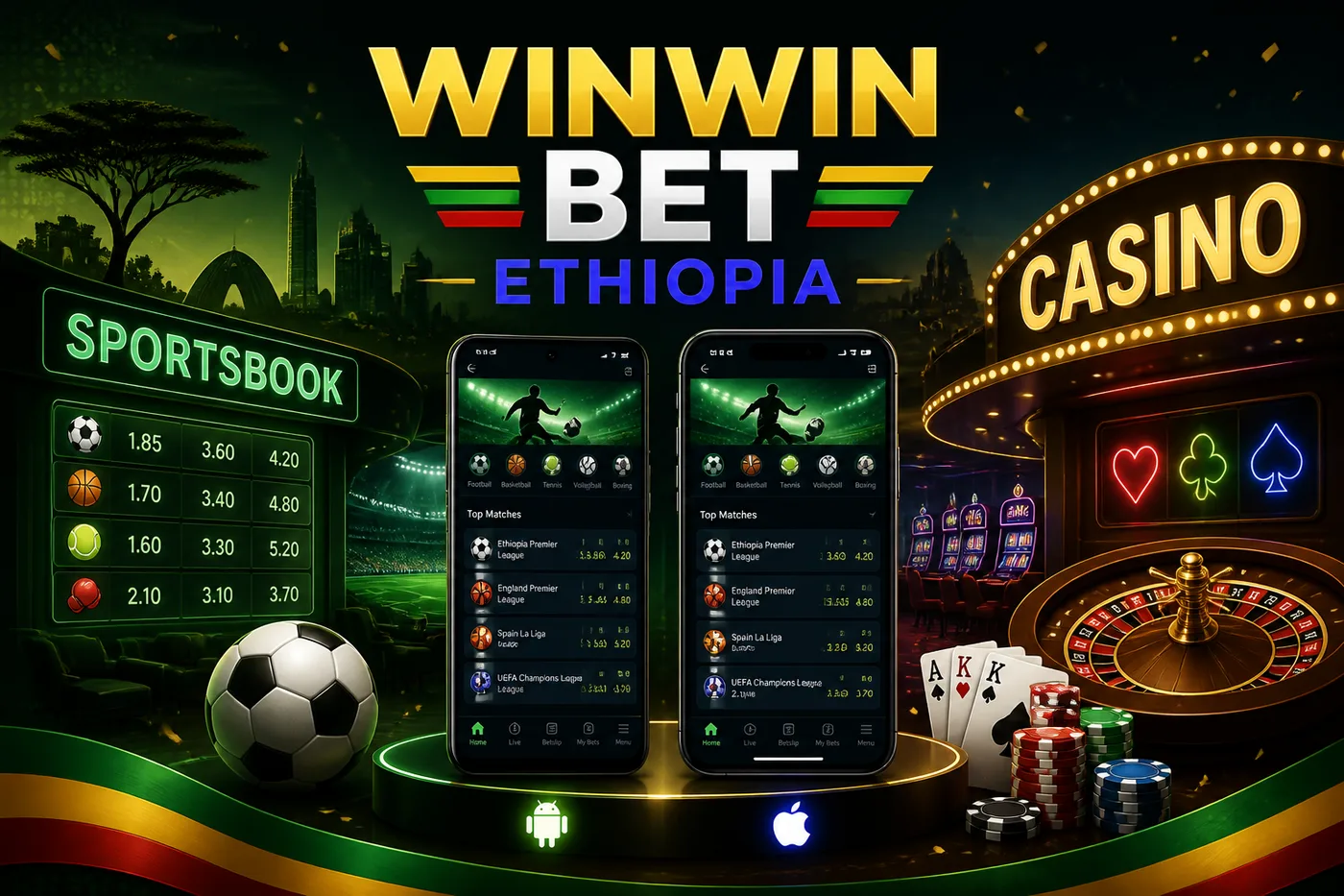 Casino and sportsbook app