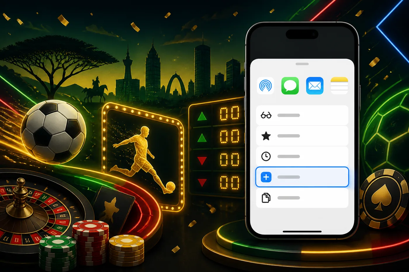 Safari share menu route