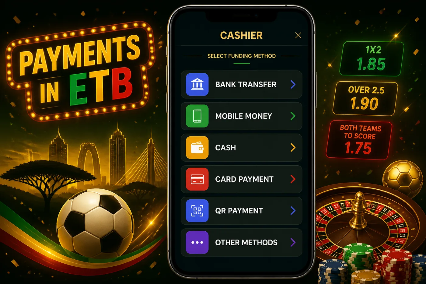 Cashier on mobile